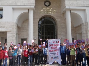 Risk altındaki çocuklar Mersin Üniversitesi’ni gezdi