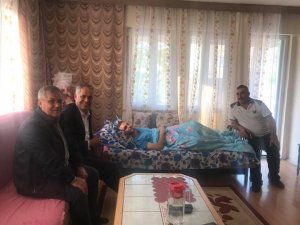 Başkan Yaman’dan hasta ziyareti