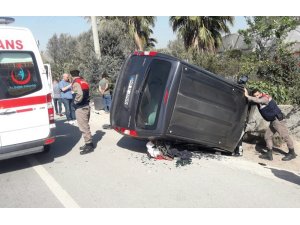 Milas’ta alkollü sürücü kaza yaptı; 1 yaralı