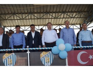 BAL’a çıkan Didim Belediyespor kupasını törenle aldı