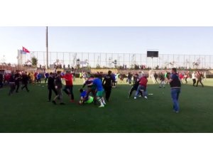 Rize’de Bölgesel Amatör Ligi maçında olaylar çıktı