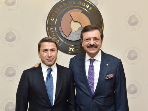 Siirt TSO heyeti, TOBB Başkanı Hisarcıklıoğlu’nu ziyaret etti