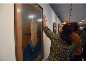 “Günler” resim sergisi GSF Sanat Galerisinde açıldı