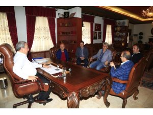 Nevşehirspor yöneticileri Ünver’i ziyaret etti