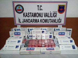 Kastamonu’da 815 paket kaçak sigara ele geçirildi
