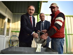 Kırsaldaki süt üreticilerine 450 bin TL’lik katkı