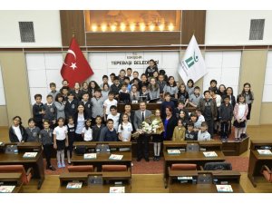 Başkan Ataç çocuklara belediyeciliği anlattı