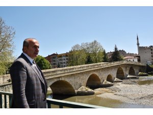 Tarihi Taş-Köprü’nün restorasyonu başladı