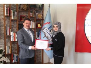 TÜBİTAK Türkiye ikincisi öğrencilerinden Yıldız’a ziyaret