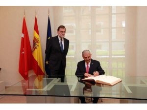 Başbakan Yıldırım, İspanya Başbakanı Rajoy ile görüştü