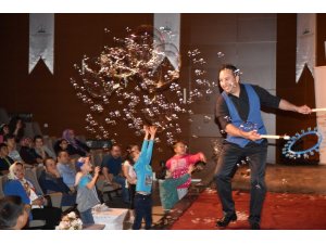 Taşköprü’de Sirk gösterisi büyük ilgi gördü