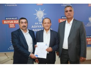 Osman Özet AK Parti’ye aday adaylığı başvurusu yaptı