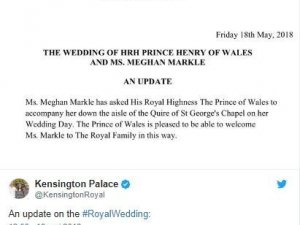 Kensington: "Markle’ı sunağa Prens Charles götürecek"