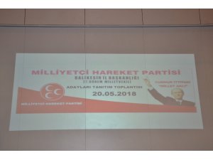 MHP Balıkesir milletvekili adaylarını tanıttı