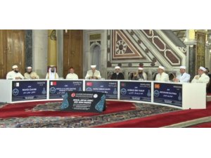 6.Uluslararası Hafızlık ve Kuran-ı Kerimi güzel okuma yarışmasının açılışı Fatih Camii’nde yapıldı
