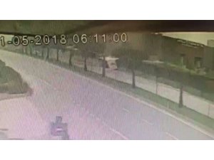 Kütahya’daki otobüs kazası güvenlik kamerasında