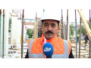 Erzurum’da yapımı devam eden 1 milyon kitap kapasiteli Kütüphane binası 2019 Nisan ayında bitirilecek
