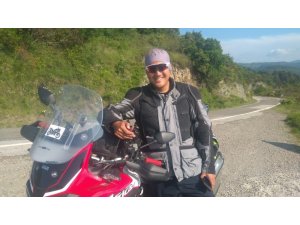 Singapur’dan yola çıktı, motosikletiyle Kastamonu’ya ulaştı