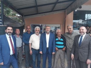 AK Parti Kütahya milletvekili adayları Gediz’i ziyaret etti