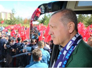 Cumhurbaşkanı Erdoğan ve Başbakan Yıldırım Erzurum’da