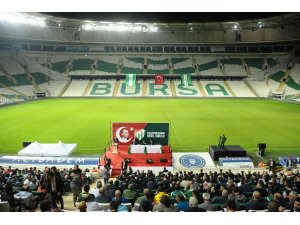 Bursaspor’da olağan genel kurulun ilk oturumu yapıldı