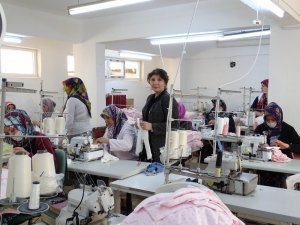 Hisarcıklı kadın girişimciden yeni tekstil atölyesi