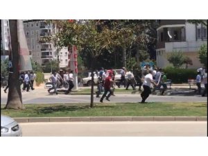 Kavga eden toplu taşımacıları polis dağıttı