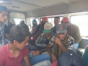 Polis kaçak göçmenlerle mücadele ediyor
