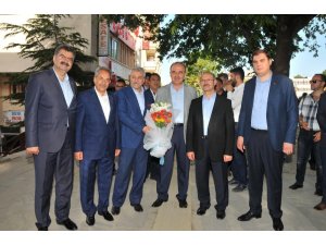 AK Parti Genel Başkanı Sorgun ile Milletvekili Adayı Erdem’den Başkan Akkaya’ya ziyaret