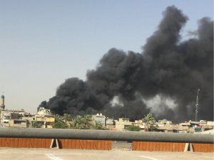 Bağdat’ta seçim sandıklarının bulunduğu depoda yangın