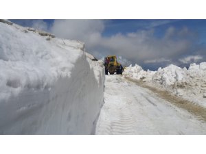 Bayburt’ta Haziran ayında karla mücadele