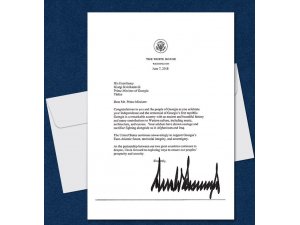 Trump’tan Gürcistan’a tebrik mektubu