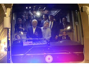 Başbakan Binali Yıldırım, Amasya Ferhat Tünelini açtı