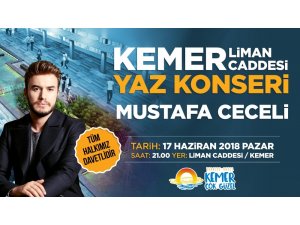 Kemer Mustafa Ceceli konseri ile yaza merhaba diyecek