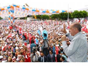 Erdoğan’ın Antalya mitingine Büyükşehir’in projeleri damga vurdu