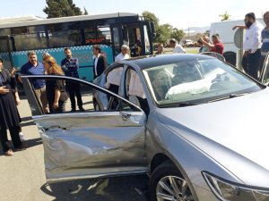 AK Parti Milletvekili Adayı Öçal, trafik kazası geçirdi