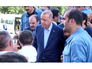 Cumhurbaşkanı Erdoğan’dan Milletvekili Yıldız ve şehit ailesine taziye ziyareti