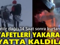Uludağ'da mahsur kalan dağcılar kurtarıldı: Çorap ve kıyafetlerini yakarak hayatta kaldılar