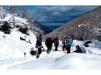 Alaçam Doğa Sporları Kulübü’nün kar mesaisi