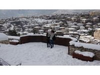 Kar Safranbolu’ya ayrı bir güzellik katıyor