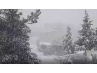 Araban’da yoğun kar yağışı