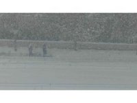 Gaziantep’te kar yağışı şiddetini arttırdı