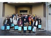 Erasmus öğrencileri Manisa Ticaret Borsasının misafiri oldu