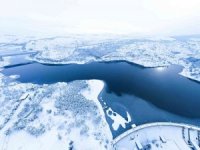 Çubuk-1 Barajı kartpostallık görüntüleriyle kış aylarında da Başkentlileri bekliyor