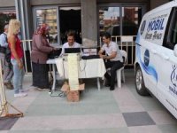 Nazilli Belediyesi’nin mobil vezne aracı vatandaşların hizmetine sunuldu