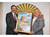 ALTSO Başkanı Şahin, Hisarcıklıoğlu’na ’Marka’ şehir çalışmalarını anlattı