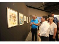 Antalya Resim Çalıştayı Sergisi kapıları açtı