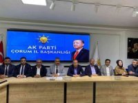 AK Parti Çorum il Başkanı Yusuf Ahlatcı;