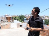 Adana'da kuzenine drone ile kebap yolladı