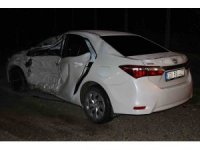 Kamyon ile otomobil çarpıştı, 2 kişi yaralandı